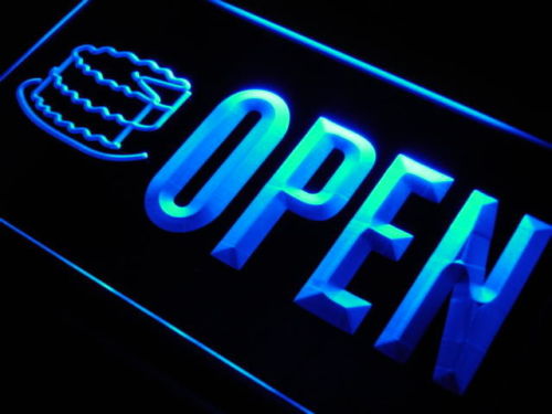OPEN Cake Shop Birthday Bakery LED Neon Light Sign